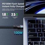 Vyvylabs Superb Series Fast Charging Cable Type-C to Type-C 100W 1M Dark Gray - VCJLCC100-GY